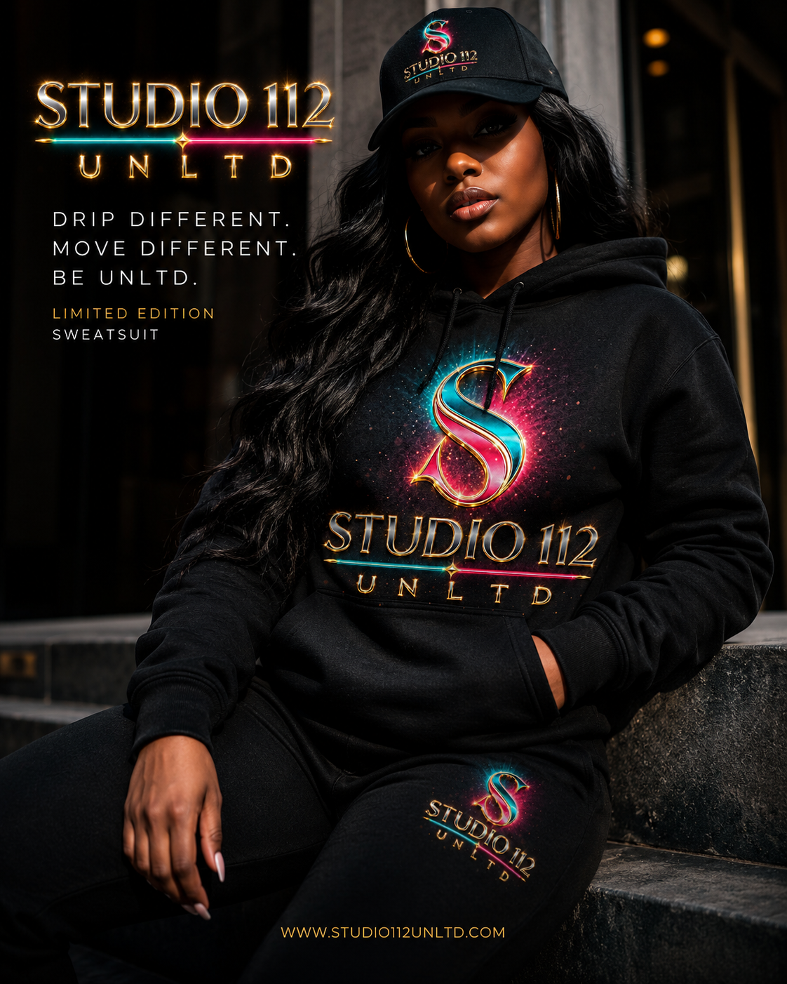 Studio 112 UNLTD limited edition sweatsuit